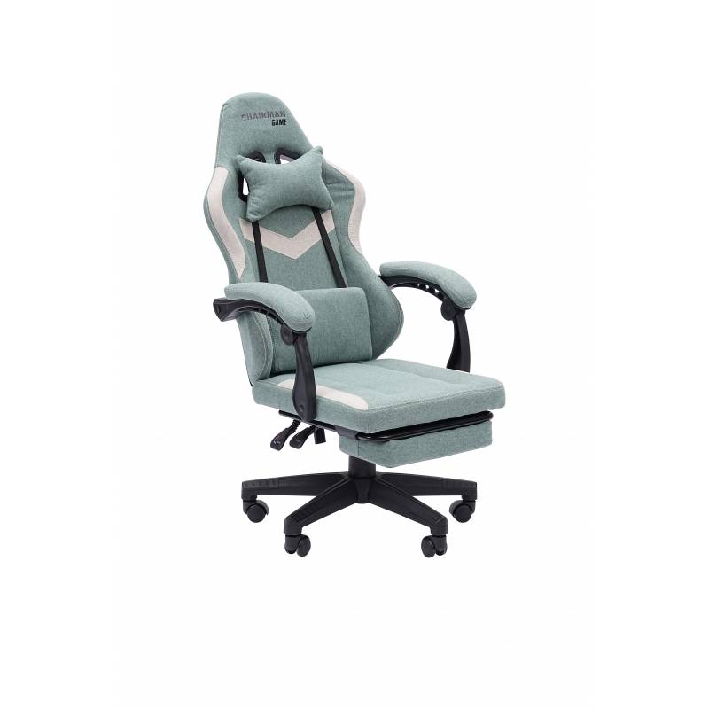 Игровое кресло Chairman CH26 ткань, зелено-бежевый главное фото